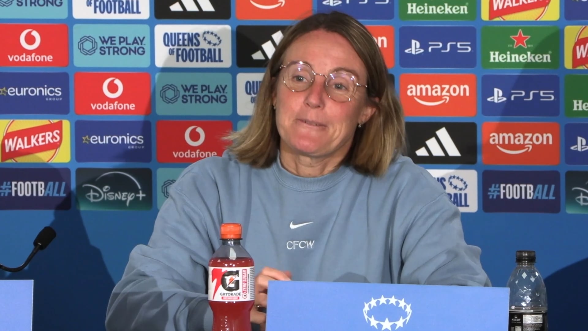 Sonia Bompastor Chelsea 1-0 Austria Wien UWCL post-match press conference 23/09/2026