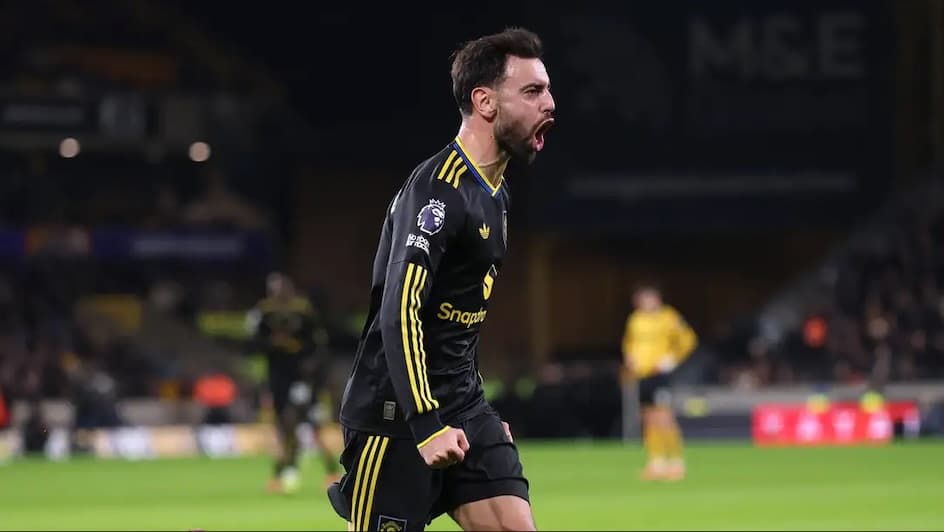 Bruno Fernandes Leads Man U Win Over Wolves